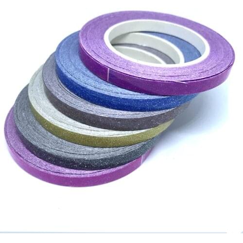 6pcs/Set) Glitter Washi Tape Set Japanese Stationery Scrapbooking Decorative Tapes Kawai Adesiva Decorativa