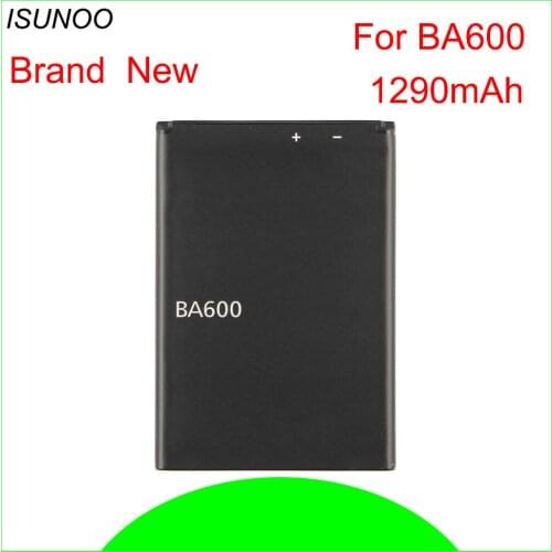 ISUNOO 10pcs/lot 1290mAh BA600 Phone Battery For Sony Xperia U ST25I St25a St25 Kumquat Li-ion Battery