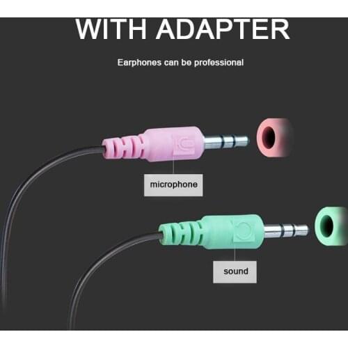 3.5mm Audio Cable 2 In 1 Mobile Phone Computer Stereo Microphone Adapter Cable Male and Female for Mobile Phone Computer Headset