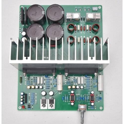 BRZHIFI DIY Lost artifact Brand New Stock High-power Thick Film Dual STK415-130E 300WX2 Finished Power Amplifier Board
