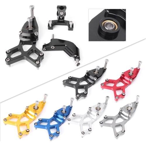 For Honda CBR1000RR CNC Steering Damper Stabilizer Bracket Mounting Holder Set 2008-2014 Aluminum Motorbike Parts Accessory