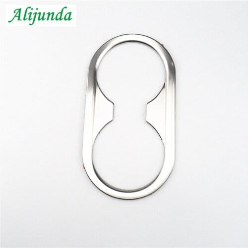 FOR Volkswagen vw for Jetta MK6 2012 2013 2014 Stainless Steel Car Cup Holder Frame Chrome Trim