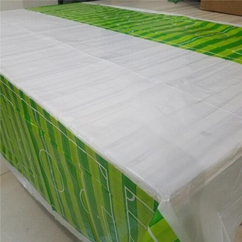 Football Soccer Theme Party supplies Kids Birthday Party Decoration Disposable Table Cloth Tablecover For Kids 1pcs