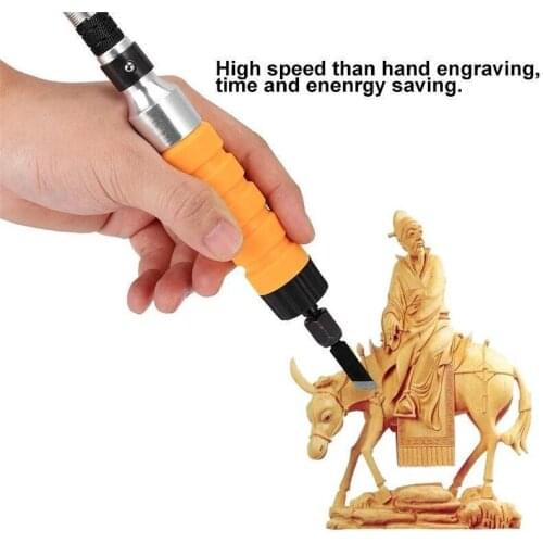 HOT Carving Tool Electric Furniture Woodworking Chisel Root Carving Tool NDS