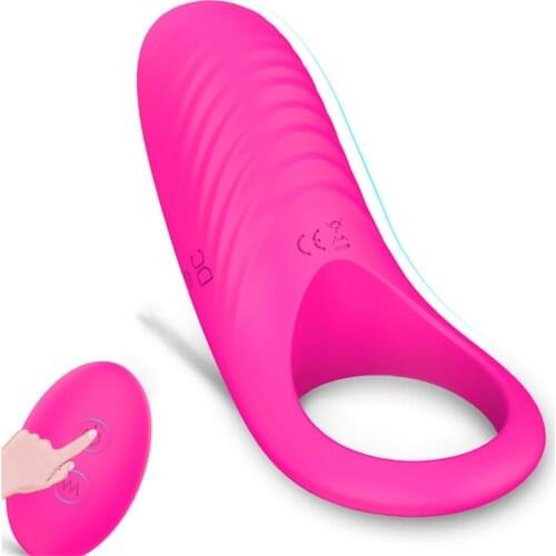IUOUI Sex Products Toys, Boys Delay Ejaculation Rubber Male Vibrator Penis Ring Sex Silicone Men Cock Ring Adult products