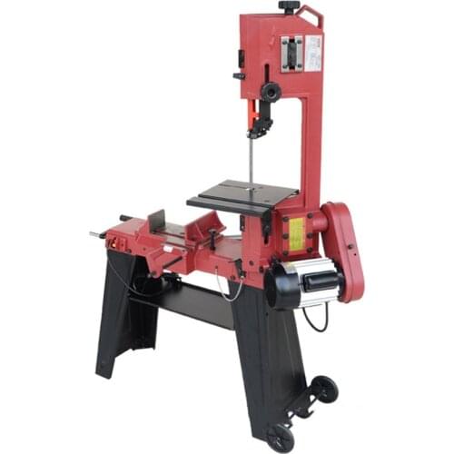 GFW5012 Multifunctional Vertical Metal/Wooden Blade Saw 750W Woodworking Electric Cutting Machine Tool Band Saw Machine