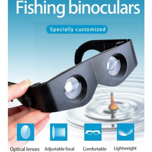 Multi-function Telescope Durable Portable Fishing Magnifier Binoculars Eyewear ABS Frame Telescope Glasses for Outdoor X79G