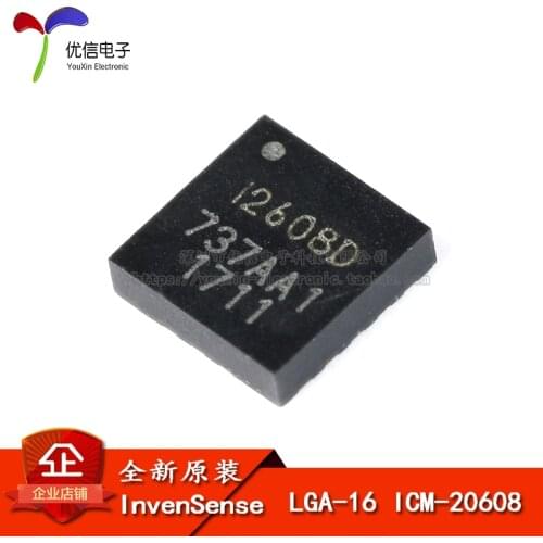 Genuine original ICM-20608 LGA-16 3-axis accelerometer 3-axis gyro axis attitude sensor 6