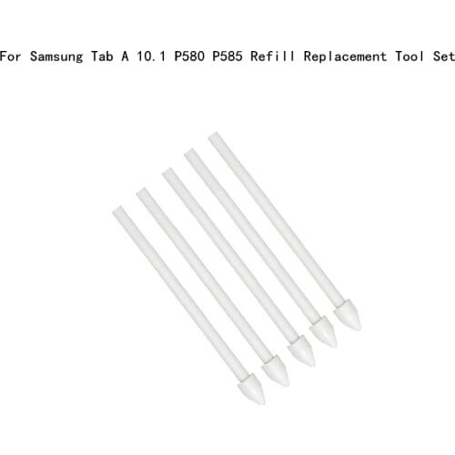 Suitable for Samsung Tab A 10.1'' P580 P585 Refill Replacement Tool Set Replacement Nib for S Pen (black ,White)