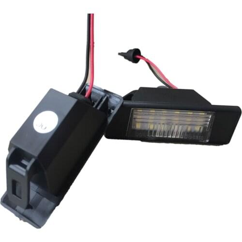 2pcs Car Rear LED Number License Plate Light Lamp for X-Trail JUKE Qashqai Versa B36B