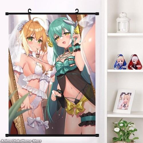 HOT Cute Anime Game Fate/Grand Order Kiyohime HD Wall Scroll Painting Poster Home Decor Collectible Decorative Art Image Gifts