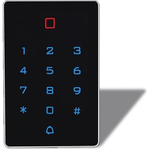 125khz RFID Proximity EM Card Digital Keypad card reader Backlight Touch reader door lockwiegand 26 output Access Control system