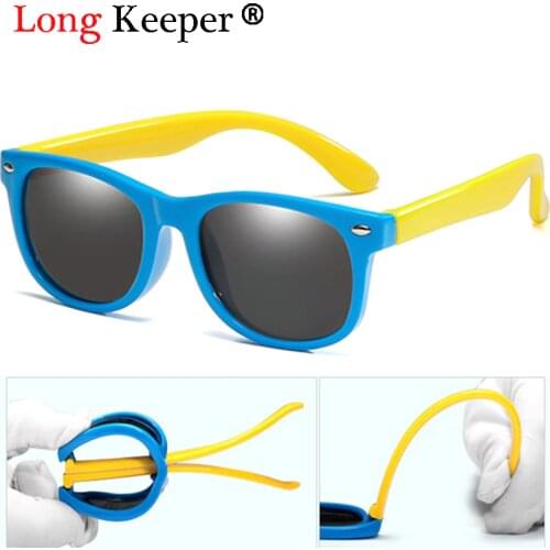 Long Keeper New Polarized Kids Sunglasses Boys Girls Baby Infant Fashion Sun Glasses UV400 Eyewear Child Shades Gafas Infantil