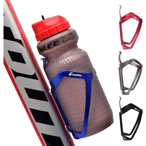 SWTXO Ultralight Bicycle Water Bottle Cage with Screws Aluminum Alloy MTB Road Bike Kettle holder Case Drink Water Bottle Rack