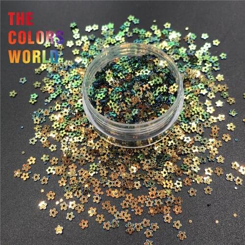 TCT-554 Flower 3MM Sequins Lentejuela Nails Art Decoration Nail DIY Decoration Crafts Home Decoration Festival Accessories