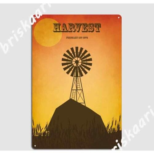 Harvest Poster Music Vitage Metal Signs Cinema Living Room Decoration Kitchen Wall Decor Tin sign Posters Wall Decor