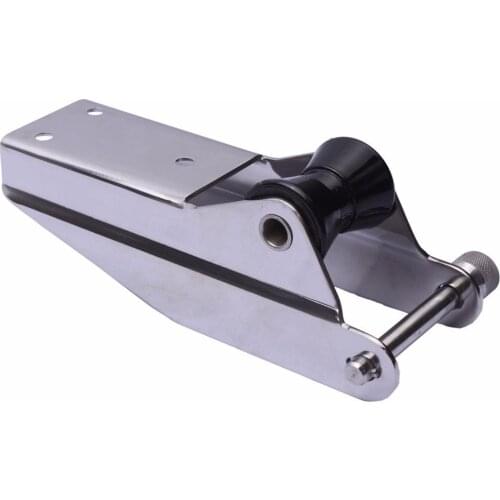 Anchor stainless steel bow rod bracket rubber roller 200mm fixed