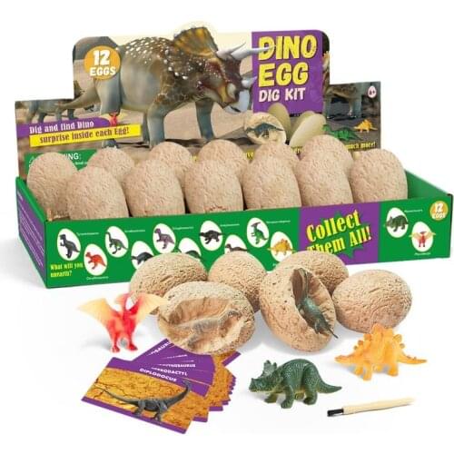 Dinosaur Egg Archaeological Excavation Wholesale Tyrannosaurus Simulation Dinosaur Model Childrens Educational Toy Factory ZXQ