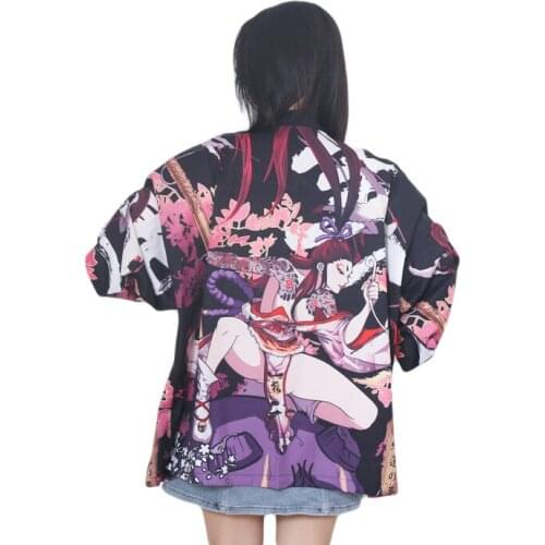 WomenS Kimono Cardigan Japanese Clothing Shirt Haori Obi Yukata Female Beach Summer Kimono For Women Cosplay Shirt Blouse