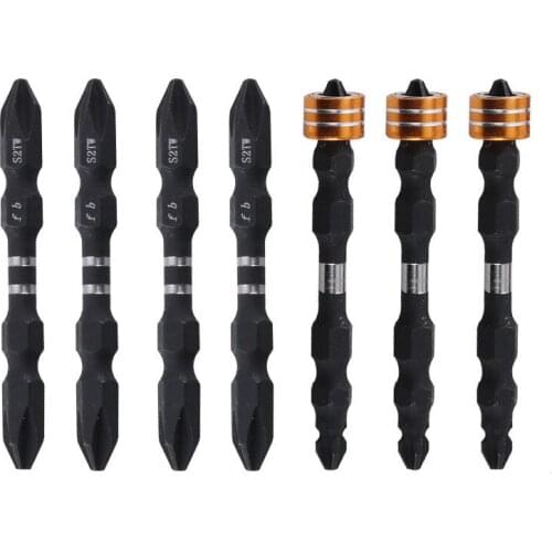 1pcs anti-slip magnetic ring double-end screwdriver nozzle double nunchaku cross-wind screwdriver screwdriver screwdriver nozzle