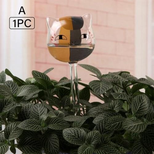1Pcs Garden Plant Watering Bulb Device Indoor Automatic Plant Waterer Self Watering Globes, Bird Shape Hand Blown Clear