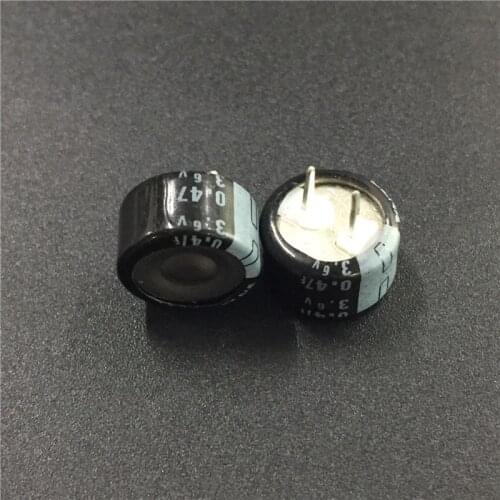 2pcs/20pcs 0.47F 3.6V ELNA DBS Series 13.5X7.5mm 3.6V0.47uF Low ESR Farad Super Capacitor