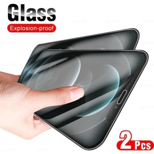 2Piece Tempered Protector Glass For iphone 13 Pro Mini Max 13Pro 13Mini Transparent HD Protection Protective Phone Screen Film