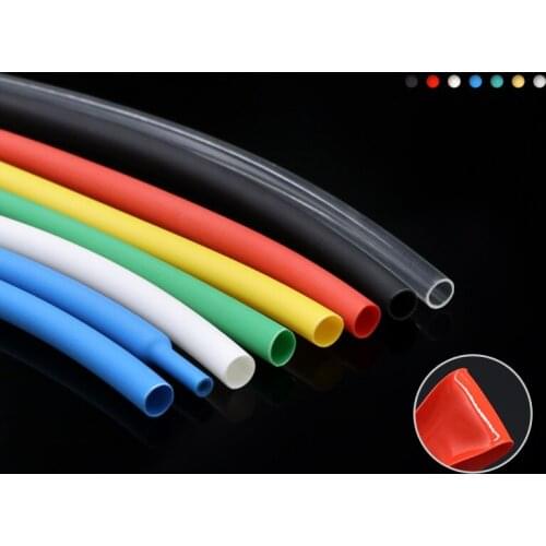 3.2mm Adhesive Lined 3:1 Heat Shrink Tubing Waterproof Insulation Sleeving-2/5/10 Meters ROHS