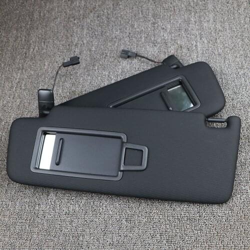 5GG857551 Black Front Sun Visor Panel With Makeup Mirror For VW Golf 7 SportsVan Jetta MK7 T-Cross Passat B8 CC E-Golf T-Roc