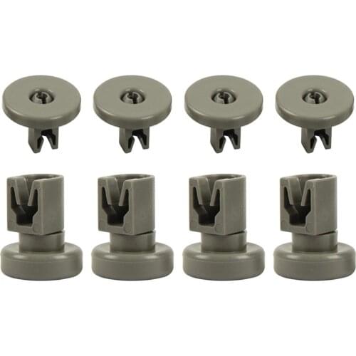 8x Universal Dishwasher Lower+Upper Basket Wheel Roller 40mm