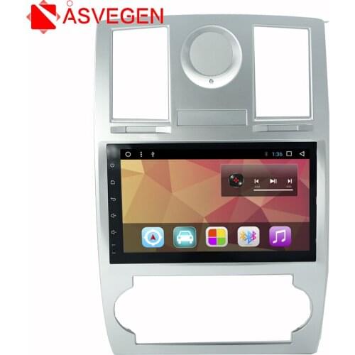 Asvegen New 9'' Android 7.1 Quad Core 2G+32GB HD Touch Screen GPS 3G 4G WIFI BT SWC Navigation For Chrysler 300C 2000-2014