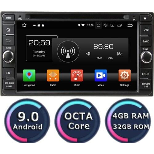 Roadlover Android 9.0 Car DVD Player For Toyota RAV4 Corolla Vios Hilux Land Cruiser Fortuner Prado 2006-2010 Stereo GPS Navi