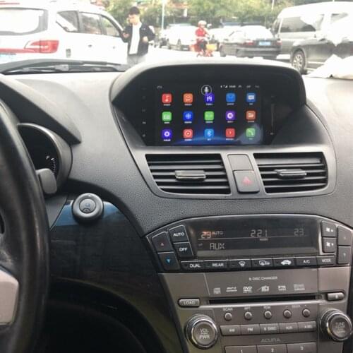 LiisLee Car Multimedia GPS Audio Radio Stereo Add CarPlay For Acura MDX MK2 2007~2013 9 inch Screen Navigation NAVI