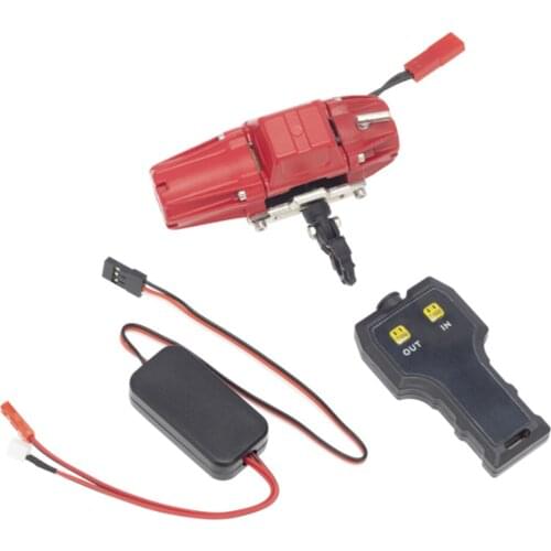 Wireless Remote Controller System Metal Electric Winch for 1/10 RC Crawler Traxxas TRX4 TRX6 Axial SCX10 90046 D90