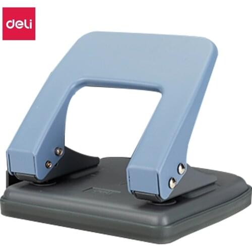 Deli 0143 Office Desk 2-Hole punch 6mm hole punch capacity 45pages 80g papers two hole documents punch
