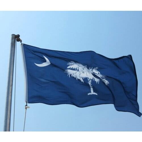 3x5 Foot South Carolina State Polyester Flag Heavy-duty nylon construction Great for Indoor or Outdoor