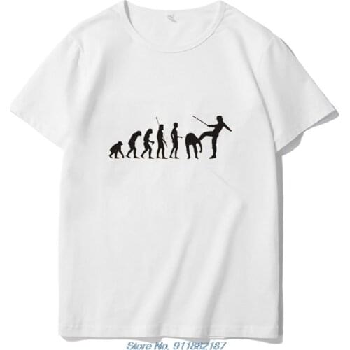 Interesting magician Evolution Men Tops Tee Casual shirt for Printed Harajuku T Shirts White Mens casual printed T-shirt
