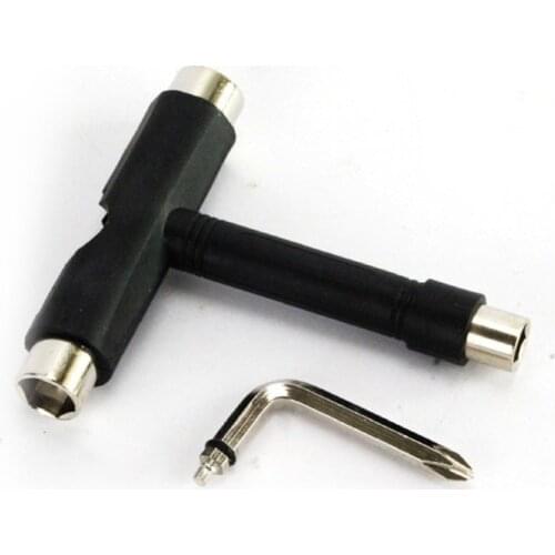 Good Quality New Style T-type skateboard tool All in one Screwdriver Socket Multifunction Skate T-Tool Mini Kick Scooter Tool