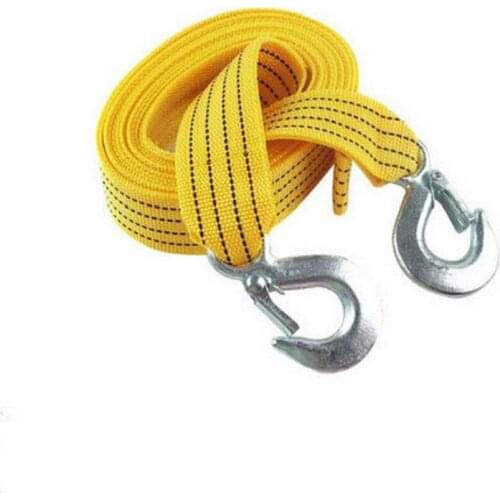 4M 5 Ton Tow Cable Towing Pull Rope Snatch Strap Heavy Duty Road Recovery Car Truck