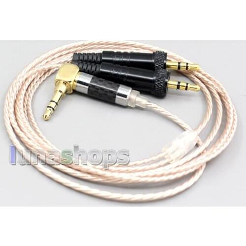 LN006894 Hi-Res Brown XLR 3.5mm 2.5mm 4.4mm Earphone Cable For Sony MDR-Z1R MDR-Z7 MDR-Z7M2 With Screw To Fix