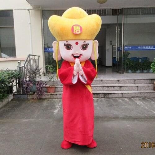 China Journey To The West Tang Monk Mascot Costume Walking Doll Costume Cartoon Fursuit Doll Costume