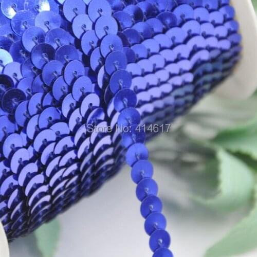 20Y Navy AB Beautiful Sequin Ribbon Trim Craft Sewing Trimming New SE036