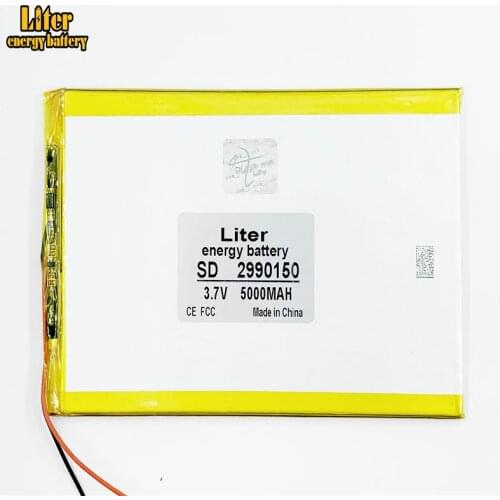 2990150 3.7V 5000MAH 7,8,9 inch tablet PC lithiumion With High Quality tablet battery