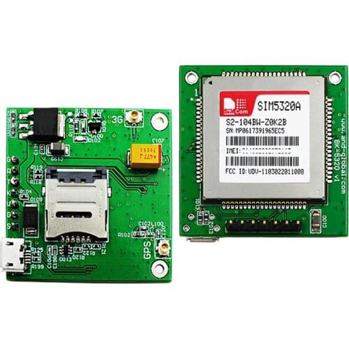 SIMCom SIM5320A development board breakout Core board 3G PCB Genuine Distributor HSPA+/WCDMA Embedded quad-band module