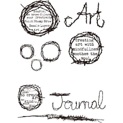 Cartoon Transparent Clear Silicone Stamp/seal for DIY Scrapbooking/photo Album Decorative Clear Stamp Sheets ST0182