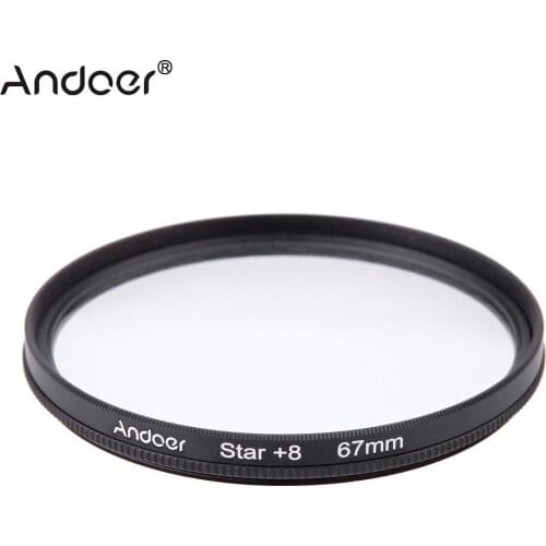 Andoer 67mm Filter Set UV + CPL + Star 8-Point Filter Kit with Case for Canon Nikon Sony DSLR Camera Lens