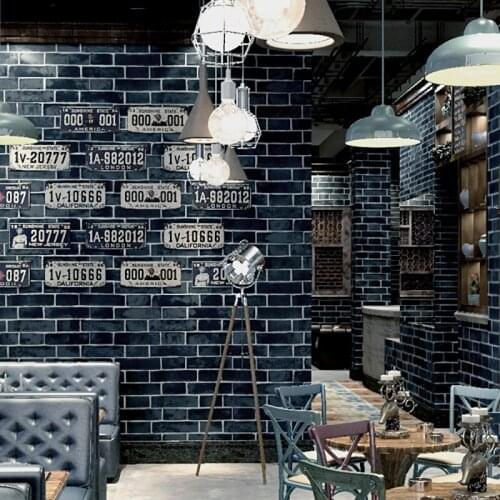 10m Waterproof Stone Brick Retro Wallpaper For Bedroom Living Room Office Kitchen Wallpapers Home Decor Bedroom Decor