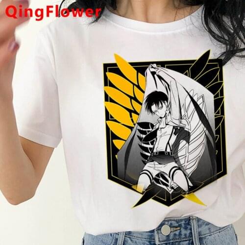 Final Season Attack on Titan summer top t-shirt women casual streetwear aesthetic plus size japanese tshirt ulzzang