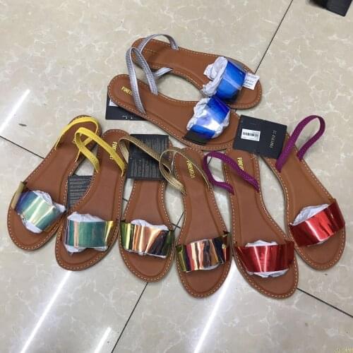 Sandals Womens Fashion Flats Shoes Open Toe flats Roman Slippers Beach Sandals 2020 Summer Shoes Sandalia