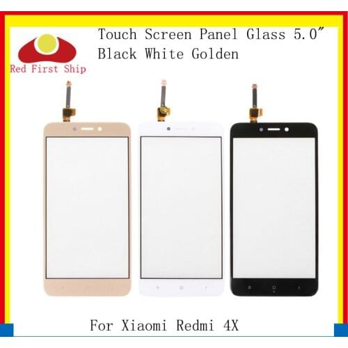 10Pcs/lot Touch Screen For Xiaomi Redmi 4X Touch Panel Digitizer Sensor Front LCD Glass Lens REDMI 4X Touchscreen Replacement
